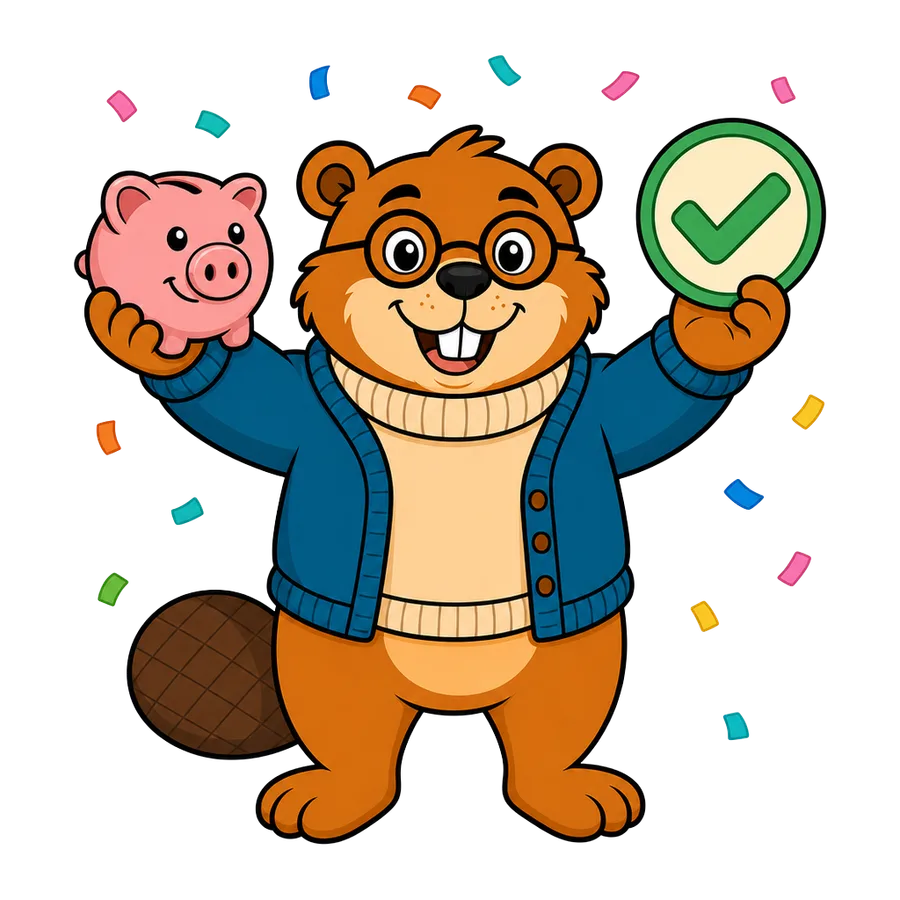 SpendBeaver celebrating