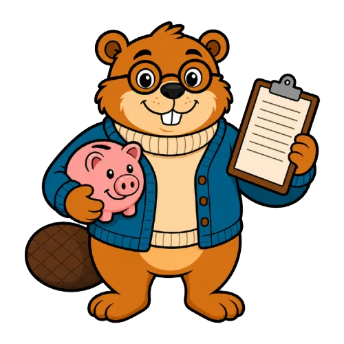 SpendBeaver with clipboard